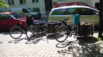 コペンハーゲンの三輪車