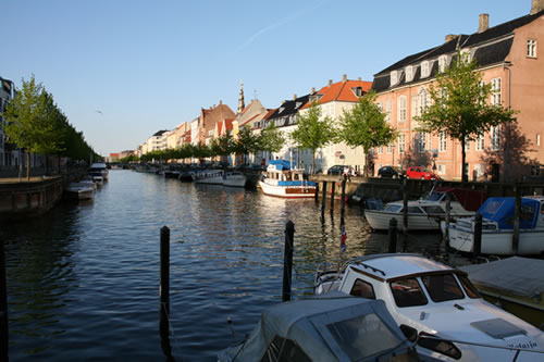 デンマーク、コペンハーゲンの運河